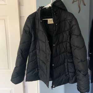 Black snow jacket